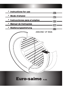 Manual de uso Ansonic VF 950 A Lavadora