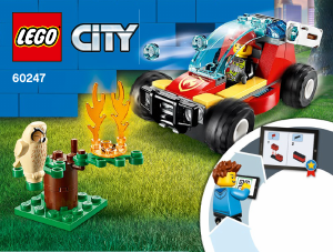 Návod Lego set 60247 City Lesný požiar