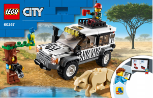 Manual Lego set 60267 City Off-roader para Safari