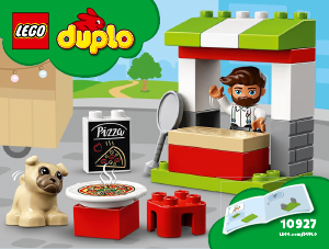 Brugsanvisning Lego set 10927 Duplo Pizzabod