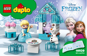 Brugsanvisning Lego set 10920 Duplo Elsa og Olafs teselskab