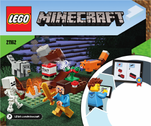 Brugsanvisning Lego set 21162 Minecraft Tajga-eventyret