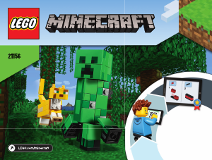 Kullanım kılavuzu Lego set 21156 Minecraft BigFig Creeper ve Oselo