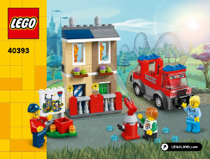 Bedienungsanleitung Lego set 40393 Promotional Legoland Feuerwehrschule