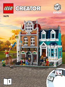 Bruksanvisning Lego set 10260 Creator Restaurang i stan