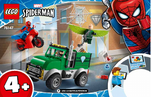 Rokasgrāmata Lego set 76147 Super Heroes Vulture kravas auto laupīšana