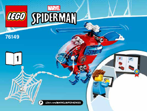 Kullanım kılavuzu Lego set 76149 Super Heroes Mysterio Tehlikesi