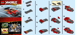 Manual Lego set 30536 Ninjago Combo charger