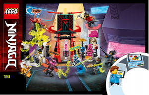 Rokasgrāmata Lego set 71708 Ninjago Spēlmaņu tirgus