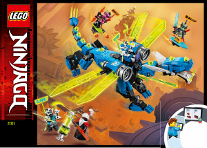 Vadovas Lego set 71711 Ninjago Jay kibernetinis drakonas