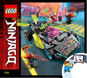 Manual de uso Lego set 71709 Ninjago Vehículos Supremos de Jay y Lloyd