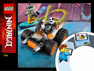 Manual de uso Lego set 71706 Ninjago Deportivo Sísmico de Cole