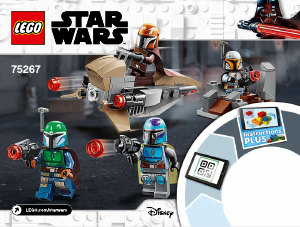 Manual de uso Lego set 75267 Star Wars Pack de Combate: Mandalorianos