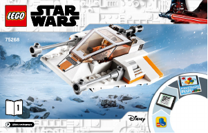 Bruksanvisning Lego set 75268 Star Wars Snowspeeder