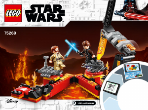 Brugsanvisning Lego set 75269 Star Wars Duel på Mustafar