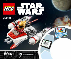 Manuale Lego set 75263 Star Wars Microfighter Y-Wing della Resistenza