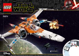 Manuale Lego set 75273 Star Wars X-wing Fighter di Poe Dameron