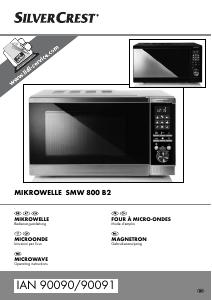 Manual SilverCrest IAN 90091 Microwave