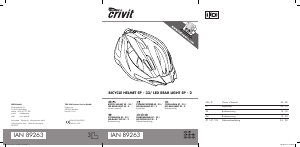 Brugsanvisning Crivit IAN 89263 Cykelhjelm