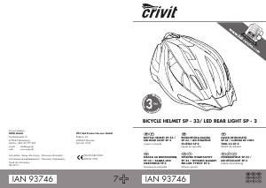 Bedienungsanleitung Crivit IAN 93746 Fahrradhelm