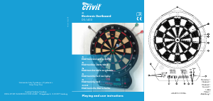 Manual Crivit IAN 67074 Dartboard