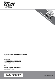Manual Crivit IAN 93717 Inline Skates