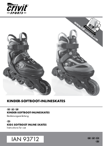 Bedienungsanleitung Crivit IAN 93712 Inline skates