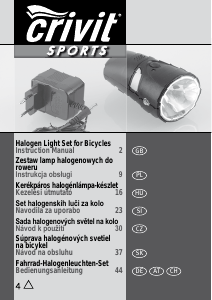 Manual Crivit IAN 68642 Bicycle Light