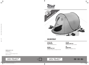 Manuale Crivit IAN 96427 Tenda