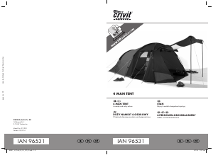 Manual Crivit IAN 96531 Tent
