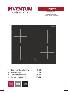 Mode d’emploi Inventum IKI6040 Table de cuisson