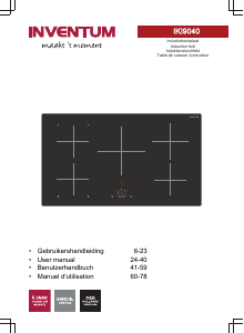 Mode d’emploi Inventum IKI9040 Table de cuisson