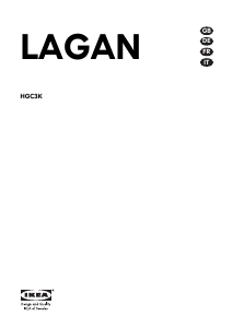 Manuale IKEA LAGAN HGC3K Piano cottura