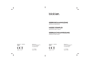 Mode d’emploi Blokker BL-18101 Friteuse