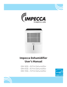Bruksanvisning Impecca IDM-30SE Avfuktare