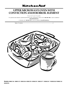 Manual KitchenAid YKBMC140HS0 Microwave