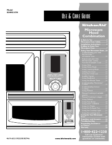 Manual KitchenAid KHMS147HBT2 Microwave