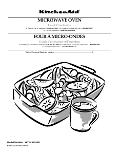 Handleiding KitchenAid YKCMS1555RWH1 Magnetron