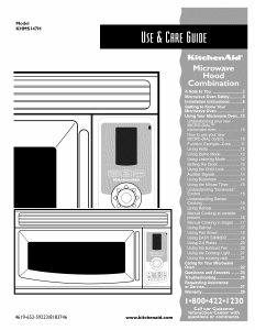 Manual KitchenAid KHMS147HBL0 Microwave