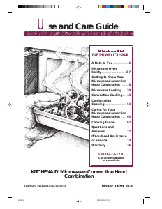 Manual KitchenAid KHMC107EBT1 Microwave