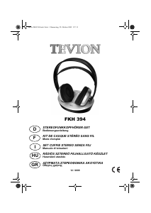 Manuale Tevion FKH 394 Cuffie