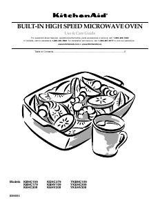 Manual KitchenAid KBHV109PSS00 Microwave