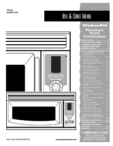 Manual KitchenAid KHMS147HWH2 Microwave