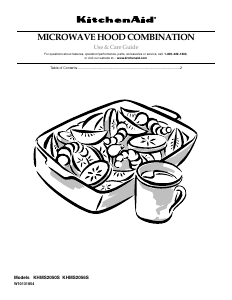 Manual KitchenAid KHMS2056SBL Microwave