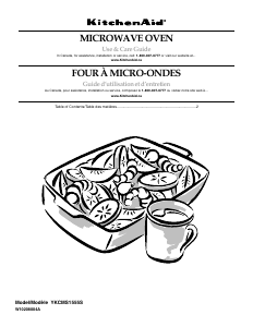 Manual KitchenAid YKCMS1555SS0 Microwave