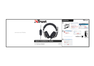 Brugsanvisning Trust 17554 GXT 26 Headset