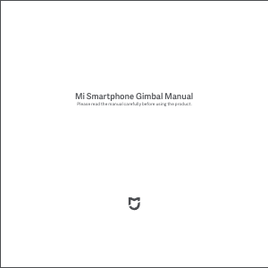 Manual Xiaomi SJYT01FM Gimbal