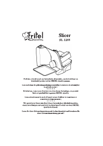 Bedienungsanleitung Fritel SL 1255 Allesschneider