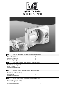 Manual Fritel SL 2110 Slicing Machine
