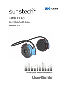 Manual de uso Sunstech HPBT210 Auriculares